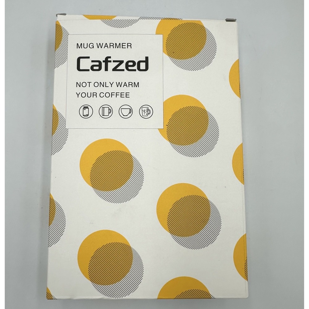 Cafzed Coffee Mug Warmer‎ White A301 30W AC 110V 120V 60HZ LED Display Timer